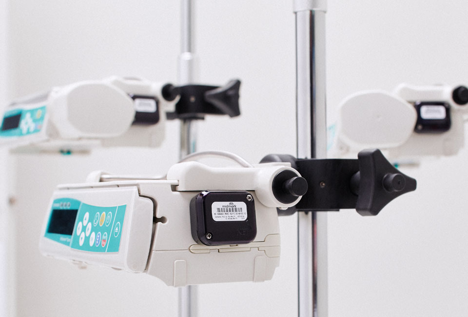 Close up shot of Midmark equipment